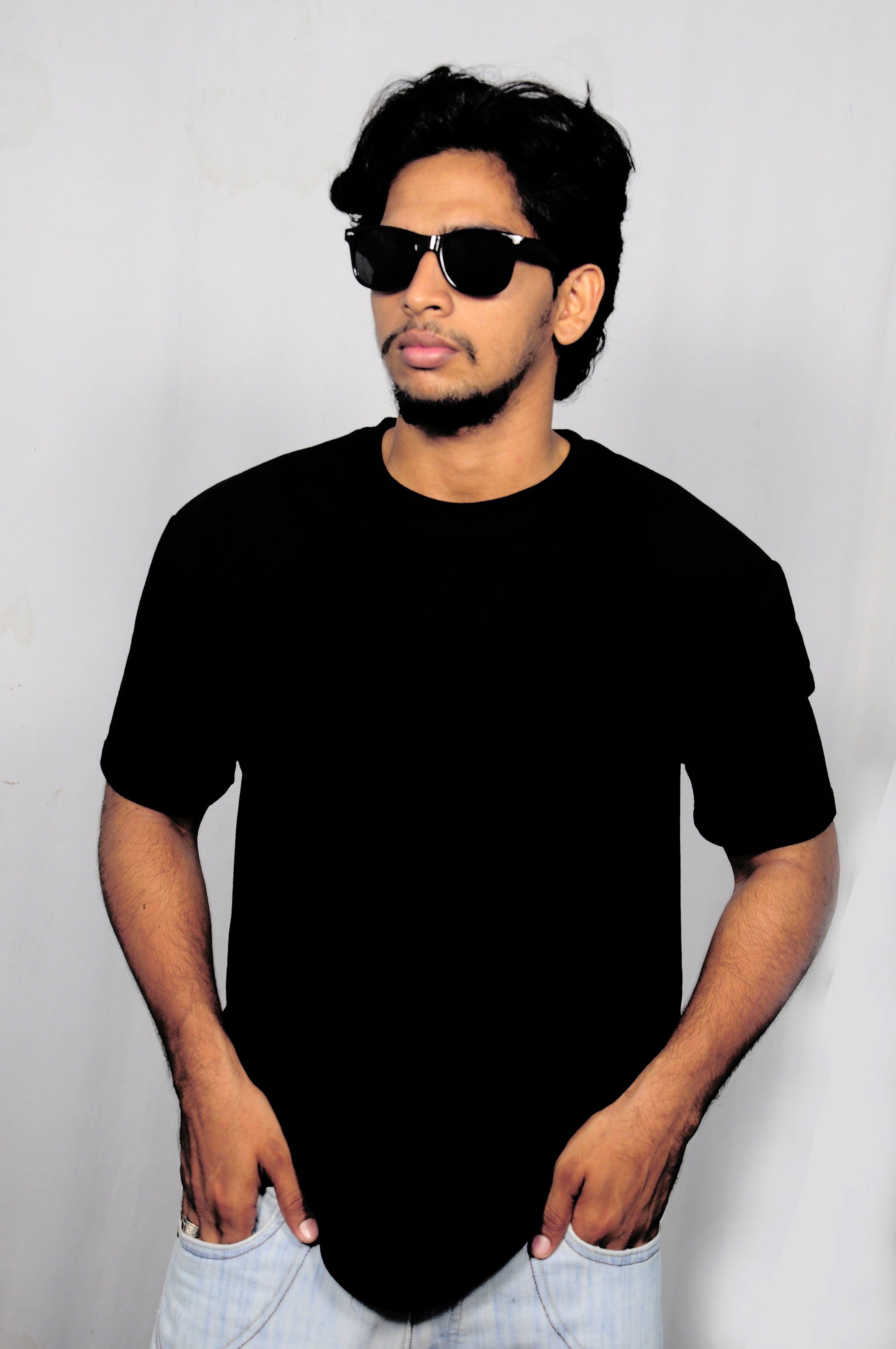 SVIRO Premium Oversized T-Shirt | Black | 240 GSM Cotton